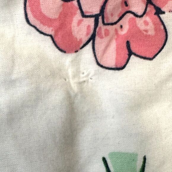 Pottery Barn Roller Rabbit Rosebud Reversible Quilted Cotton Standard Sham NWOT - Picture 5 of 10